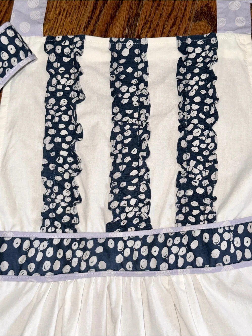 Anthropologie Home by Porridge Apron. NWT. Lavender/Purple/Cream. One Size.